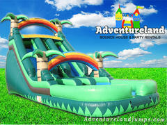 19ft Double Lane Tropical Slide 19ft Double Lane Tropical Slide